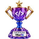 Vibe96 Top Builder trophy